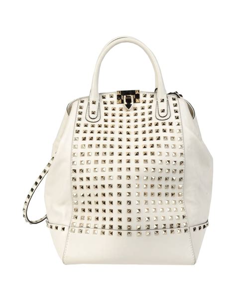 White Medium Leather Bag 